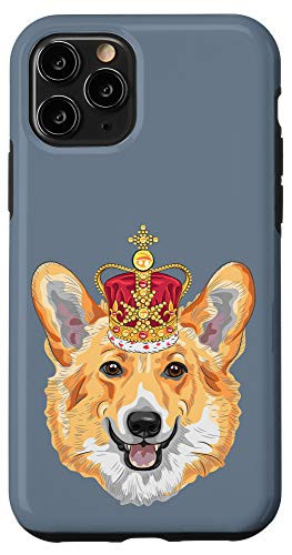iPhone 11 Pro Welsh Corgi with Crown Slate Gray Case