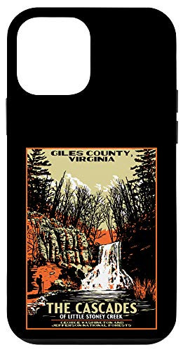 iPhone 12 mini The Cascades Giles County WPA Style Vintage Graphic Case