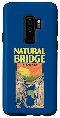 Galaxy S9plus Natural Bridge Virginia Vintage WPA Park Poster Style Case