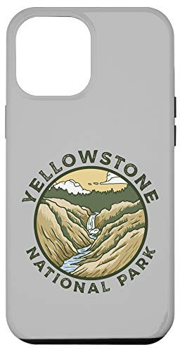 iPhone 12 Pro Max Yellowstone National Park Vintage Lower Falls 80s Case