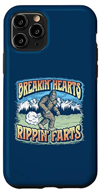 iPhone 11 Pro Breakin' Hearts, Rippin' Farts Funny Sasquatch Bigfoot 80s Case iPhone 11 Pro Breakin' Hearts, Rippin' Farts Funny Sasquatch Bigfoot 80s Case