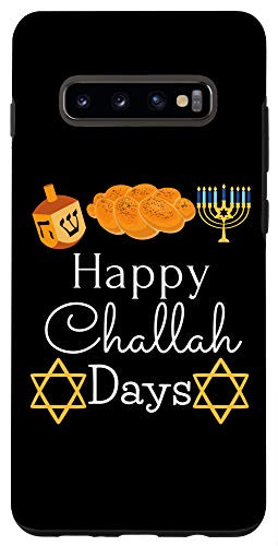 Galaxy S10plus Jewish Chanukah Happy Challah Days Hanukkah Star Of David Case