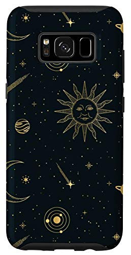 Galaxy S8 Cute Vintage Magical Stars Celestial Night Sky Case