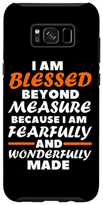 Galaxy S8plus Christerest: Blessed Beyond Measure Fearfully Made Christian Case Galaxy S8plus Christerest: Blessed Beyond Measure Fearfully Made Christian Case