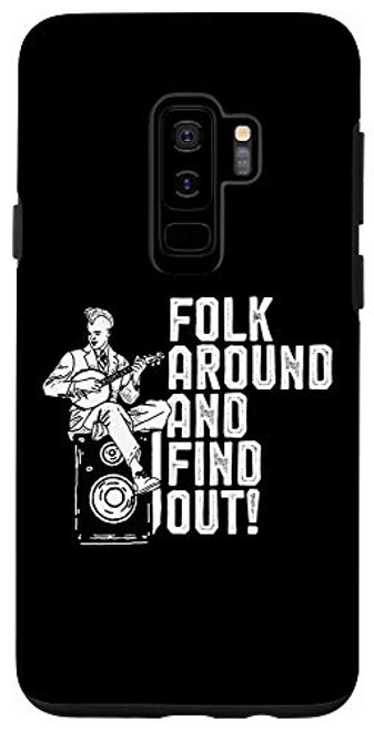 Galaxy S9plus Folk Around and Find Out Funny Bluegrass Punk Banjo Graphic Case Galaxy S9plus Folk Around and Find Out Funny Bluegrass Punk Banjo Graphic Case