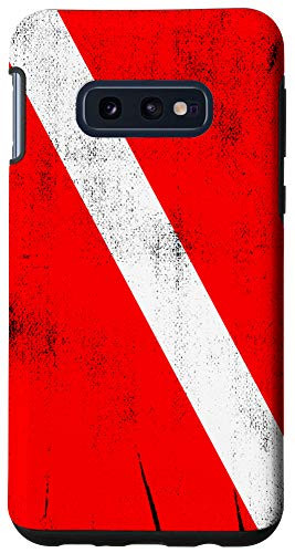 Galaxy S10e Scuba Diving Diver Down Flag Phone Case Scuba Flag Case