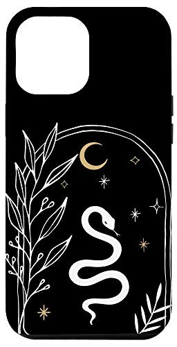 iPhone 12 Pro Max Dark Academia Snake Stars Moon Case