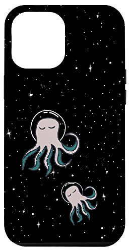 iPhone 12 Pro Max Cute Astronaut Space Octopus Stars Cosmonaut Case