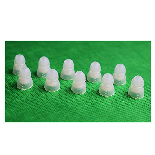 5 Pairs Multi Size Replacement Earbud Ear Tips Eartips for All Models of Klipsch Headphones Cable Cord Clip (Dual Flange Shape Small)