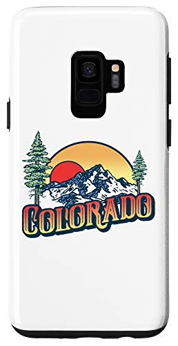 Galaxy S9 Colorado Vintage Mountains Eighties Graphic Case