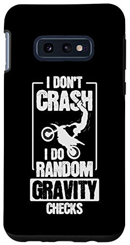 Galaxy S10e I Don't Crash I Do Random Gravity Checks Mountain Biking Case