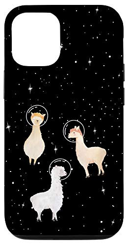 iPhone 12/12 Pro Cute Space Llama Astronaut Stars Space Animals Case