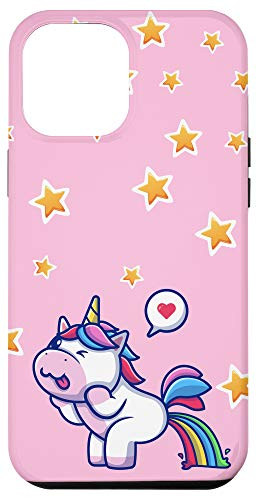 iPhone 12 Pro Max Funny and Cute Unicorn Cute Pink, Star for Girls Case