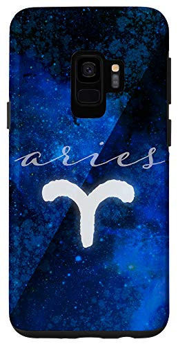 Galaxy S9 Aries Outer Space Classic Case Planet Stars Galaxy Horoscope Case