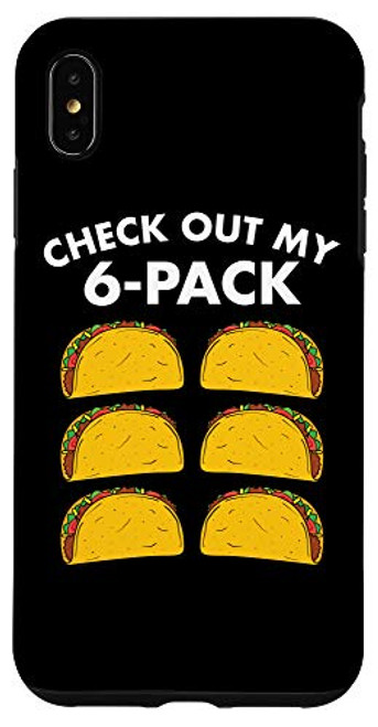 iPhone XS Max Taco Lover Check out My 6-Pack Funny Tacos Case iPhone XS Max Taco Lover Check out My 6-Pack Funny Tacos Case