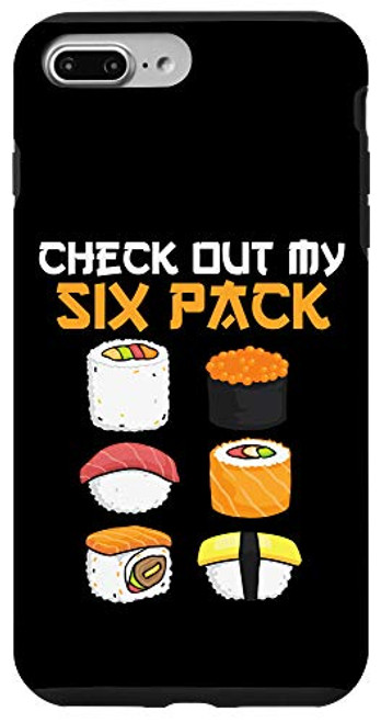 iPhone 7 Plus/8 Plus check out my six-pack Sushi lover gym Japanese funny sushi Case iPhone 7 Plus/8 Plus check out my six-pack Sushi lover gym Japanese funny sushi Case