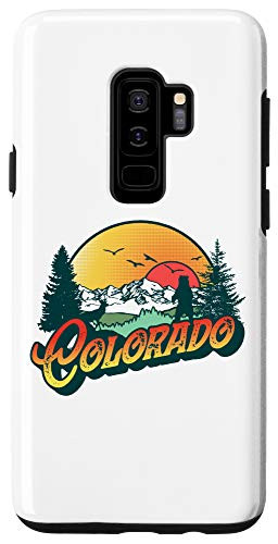 Galaxy S9plus Colorado Vintage Seventies Style Retro Mountains Graphic Case