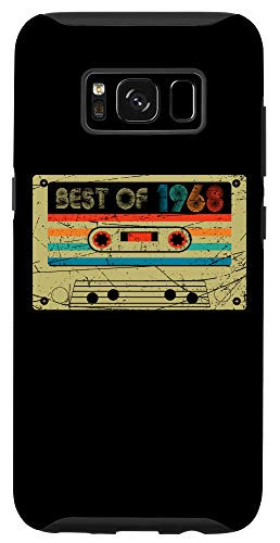 Galaxy S8 52nd Birthday Gifts Best Of 1968 Retro Cassette Tape Funny Case