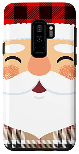 Galaxy S9plus Christmas Santa Checkered Plaid Flannel Gingham Pattern gift Case