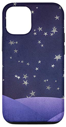 iPhone 12/12 Pro Stars Sky Space Purple and Blue Dreamy Night Sky Case