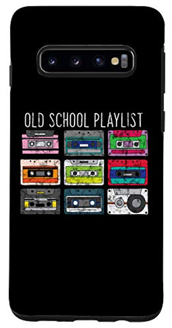 Galaxy S10 Vintage Retro Music Cassette Tapes Mixtape 80s and 90s Case