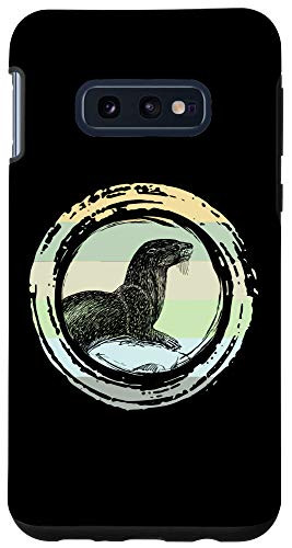 Galaxy S10e Vintage Otter Retro Wild Animals Art Otters Lovers Gift Case