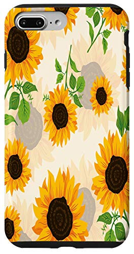 iPhone 7 Plus/8 Plus Yellow Sunflower Pattern Floral Florist Summer Flower Case