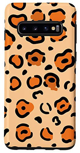 Galaxy S10 CASE Cute Beige Leopard Cheetah Animal Print Phone Case