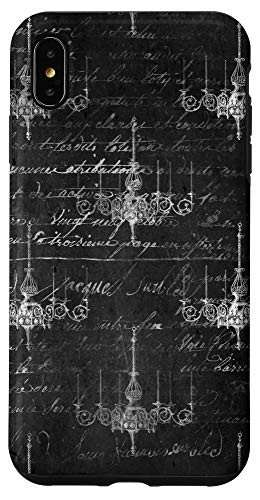 iPhone XS Max Satanic Writing Candleabra Skull Goth Gothic Occult Emo Case