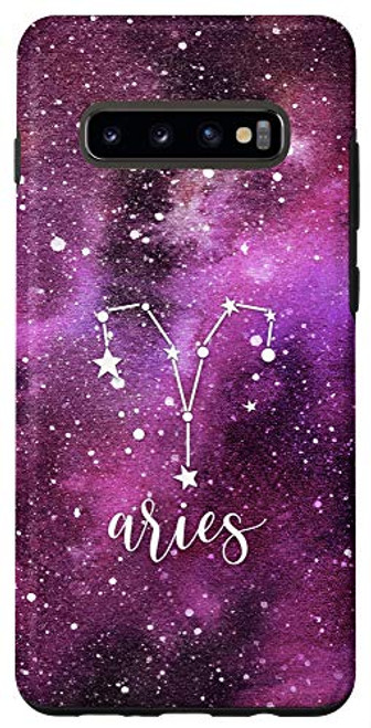 Galaxy S10plus Aries - Cool Pink Astrological Horoscope Zodiac Star Sign Case Galaxy S10plus Aries - Cool Pink Astrological Horoscope Zodiac Star Sign Case