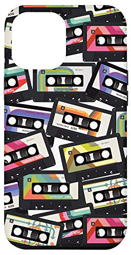iPhone 12 Pro Max Cool vintage style cassette tape pattern Case