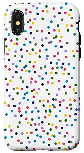 iPhone X/XS Cirle Polka Dots stroke Beige Polka Dots Spots Case Case