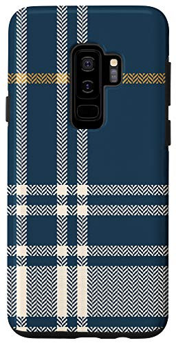 Galaxy S9plus Yellow White Blue Buffalo Check Plaid Gingham Quilt Pattern Case