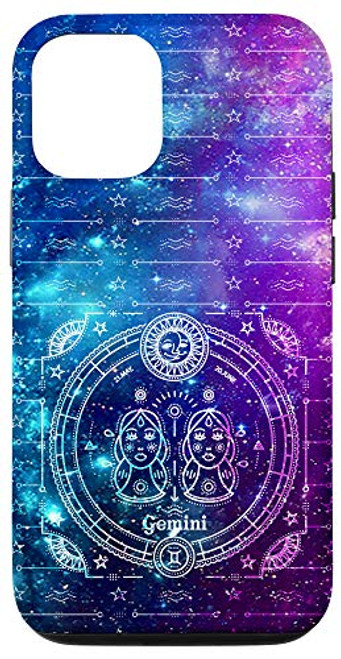 iPhone 12/12 Pro Gemini Zodiac Sign Birthday Horoscope Space Star Galaxy Art Case iPhone 12/12 Pro Gemini Zodiac Sign Birthday Horoscope Space Star Galaxy Art Case