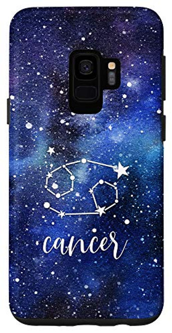 Galaxy S9 Cancer - Blue Astrological Horoscope Zodiac Star Sign Case Galaxy S9 Cancer - Blue Astrological Horoscope Zodiac Star Sign Case
