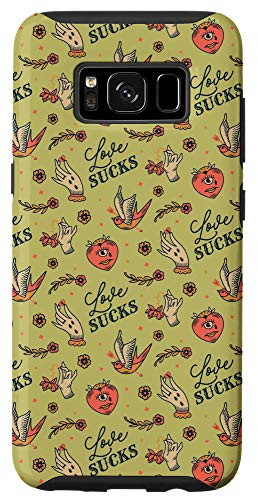 Galaxy S8 Love Sucks Anti Valentines Day Olive Case