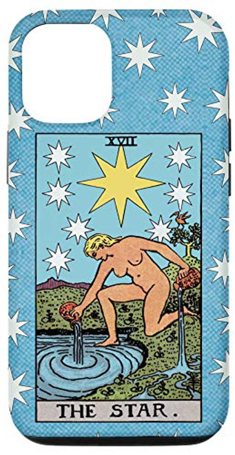 iPhone 12/12 Pro Tarot Card The Star for Tarot Card Reader Psychic Case iPhone 12/12 Pro Tarot Card The Star for Tarot Card Reader Psychic Case