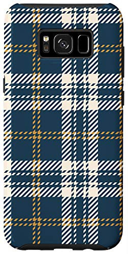 Galaxy S8plus Yellow White Blue Buffalo Check Plaid Gingham Quilt Pattern Case