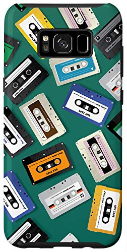 Galaxy S8plus Vintage Retro Cassette Tape Classic Pattern Case