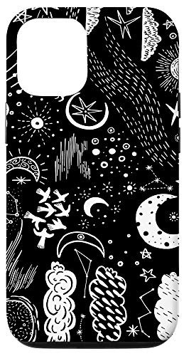 iPhone 12/12 Pro Moon Weather Sun Horoscope Stars Graphic Case