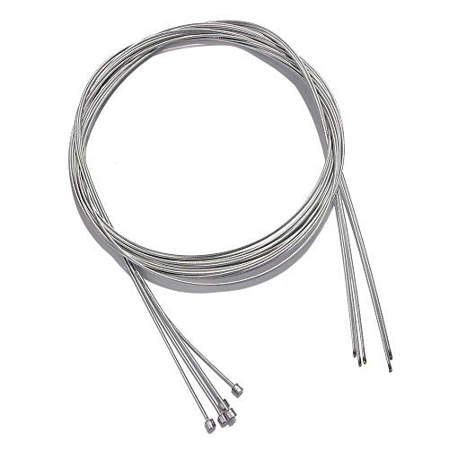 Weiba 5 Pcs Bike Derailleur Cables,Stainless Steel Shift/Shifter Cables Set