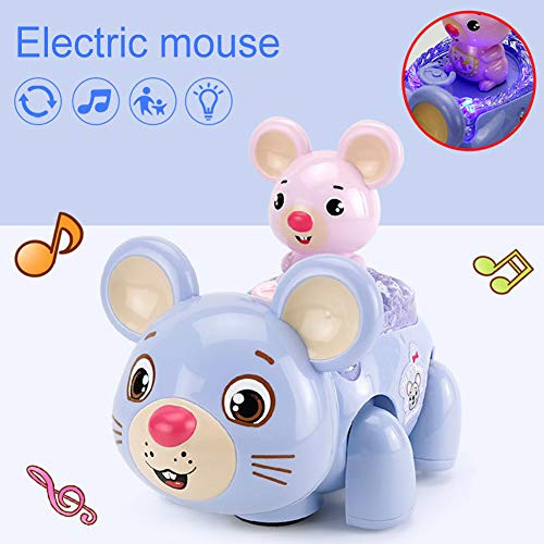 NarutoSak Electric Toy,Electric Cartoon Mouse Car 360 Rotation Walking LED Music Education Kids Toy Mouse NarutoSak Electric Toy,Electric Cartoon Mouse Car 360 Rotation Walking LED Music Education Kids Toy Mouse