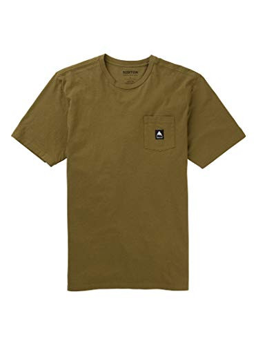 Burton Men's Colfax Short Sleeve Tee, Martini Olive, XX-Small