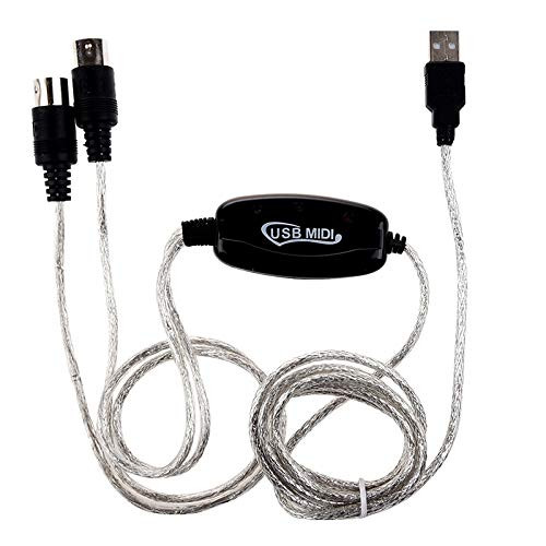 Lysee HDMI Cables - RISE-MIDI USB IN-OUT Interface Cable Cord Converter PC to Music Keyboard Adapter - (Length: other)