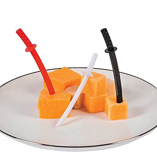 Ninja Sword Cupcake or Food Picks - 72 Pieces