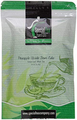 Special Tea Pineapple Upside Down Cake Loose Leaf Black Tea, 3 Ounce