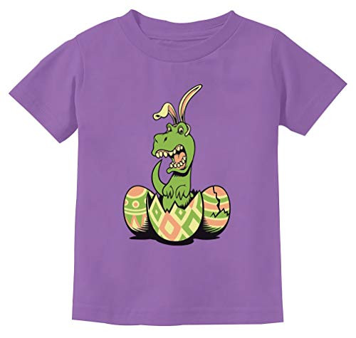 T-Rex Bunny Easter Egg Funny Gift for Easter Toddler/Infant Kids T-Shirt 3T Lavender