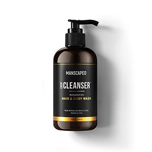 MANSCAPED The Crop Cleanser, Men's All-In-One Invigorating Hair and Body Wash, Refreshing Shower Gel For Men, Male Care, Hygiene Wash (2-Pack)