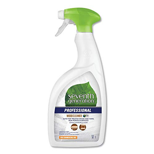 Seventh Generation Professional 44726EA Wood Cleaner, Lemon Chamomile Scent, 32 oz Bottle
