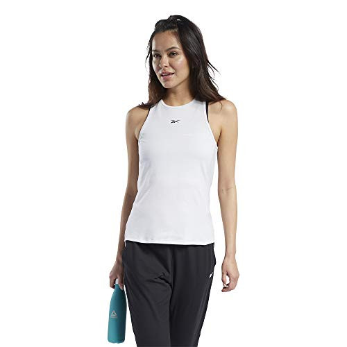 Reebok Training Supply Smartvent Tank Top, Porcelain, 2XS